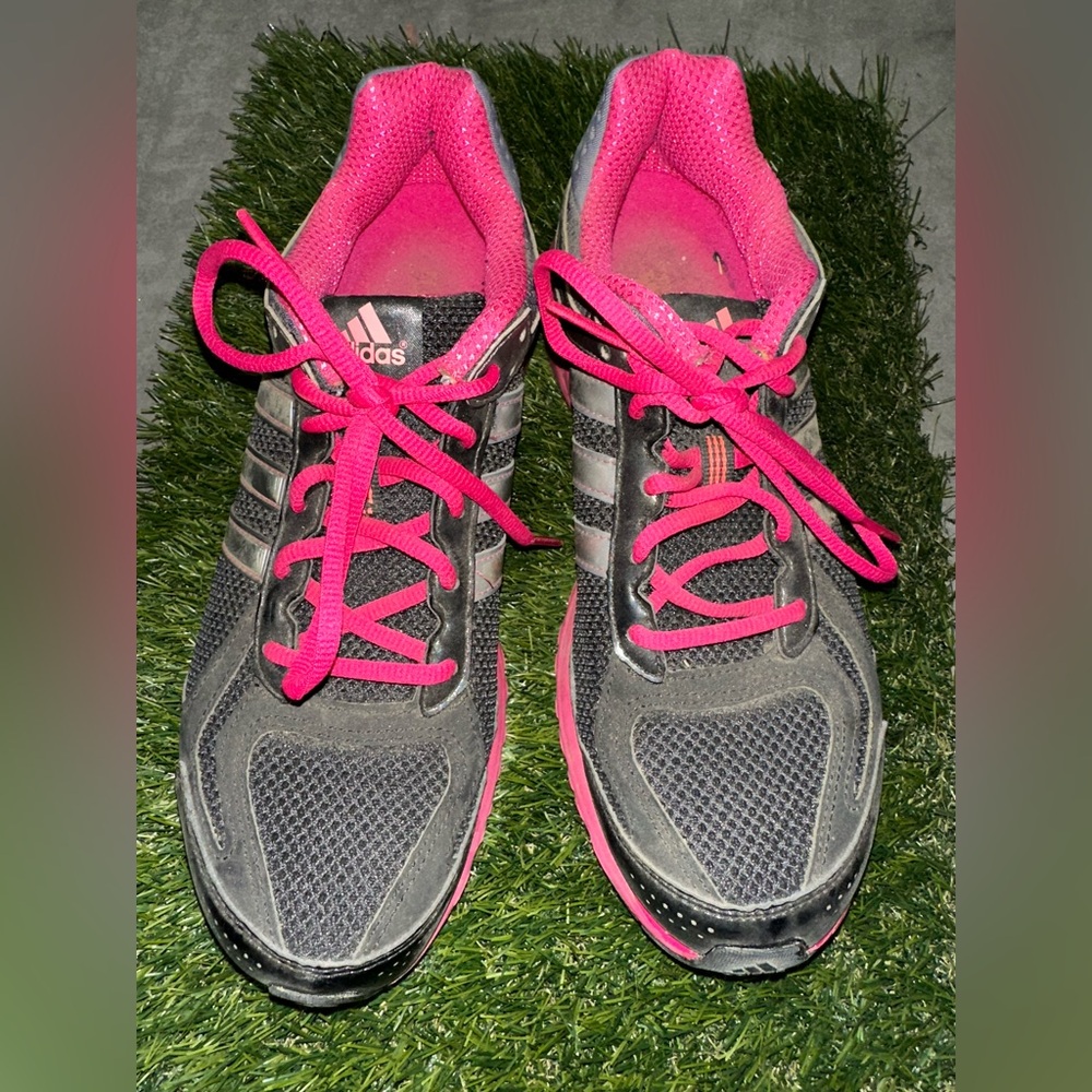 Adidas Women's Gray and Pink Running Shoes